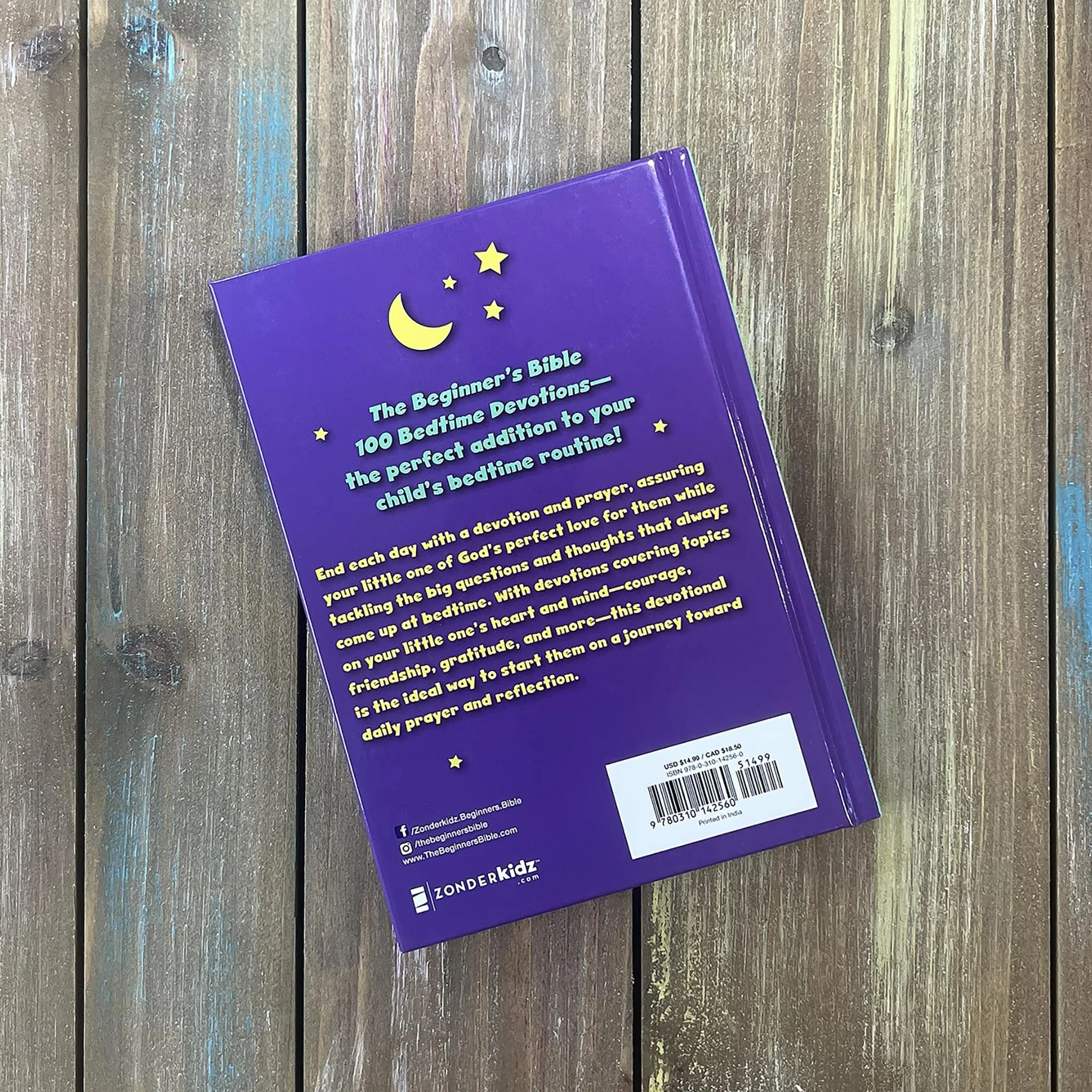 The Beginner's Bible 100 Bedtime Devotions: Thoughts and Prayers to End Your Day