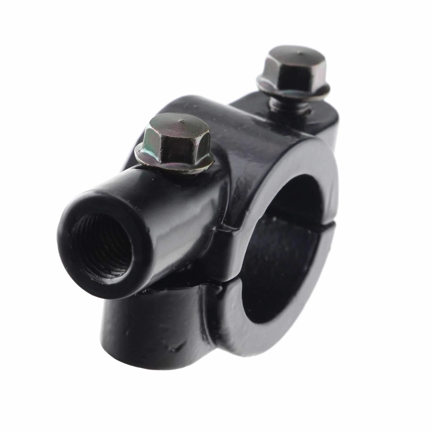 Area1 Uchwyt na lusterko wsteczne do motocykla, 2 x M10, gwint prawy 7/8", kompatybilny z Mondial