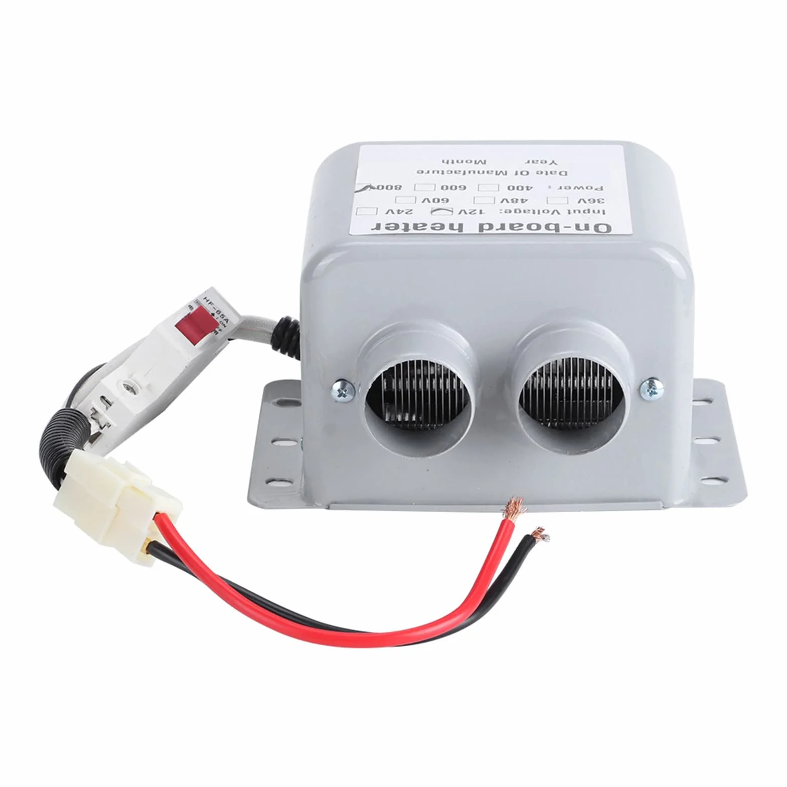 Grzałka 12V 800W Nagrzewnica Samochodowa KIMISS 2 Wylot Powietrza Odmrażacz Szyby