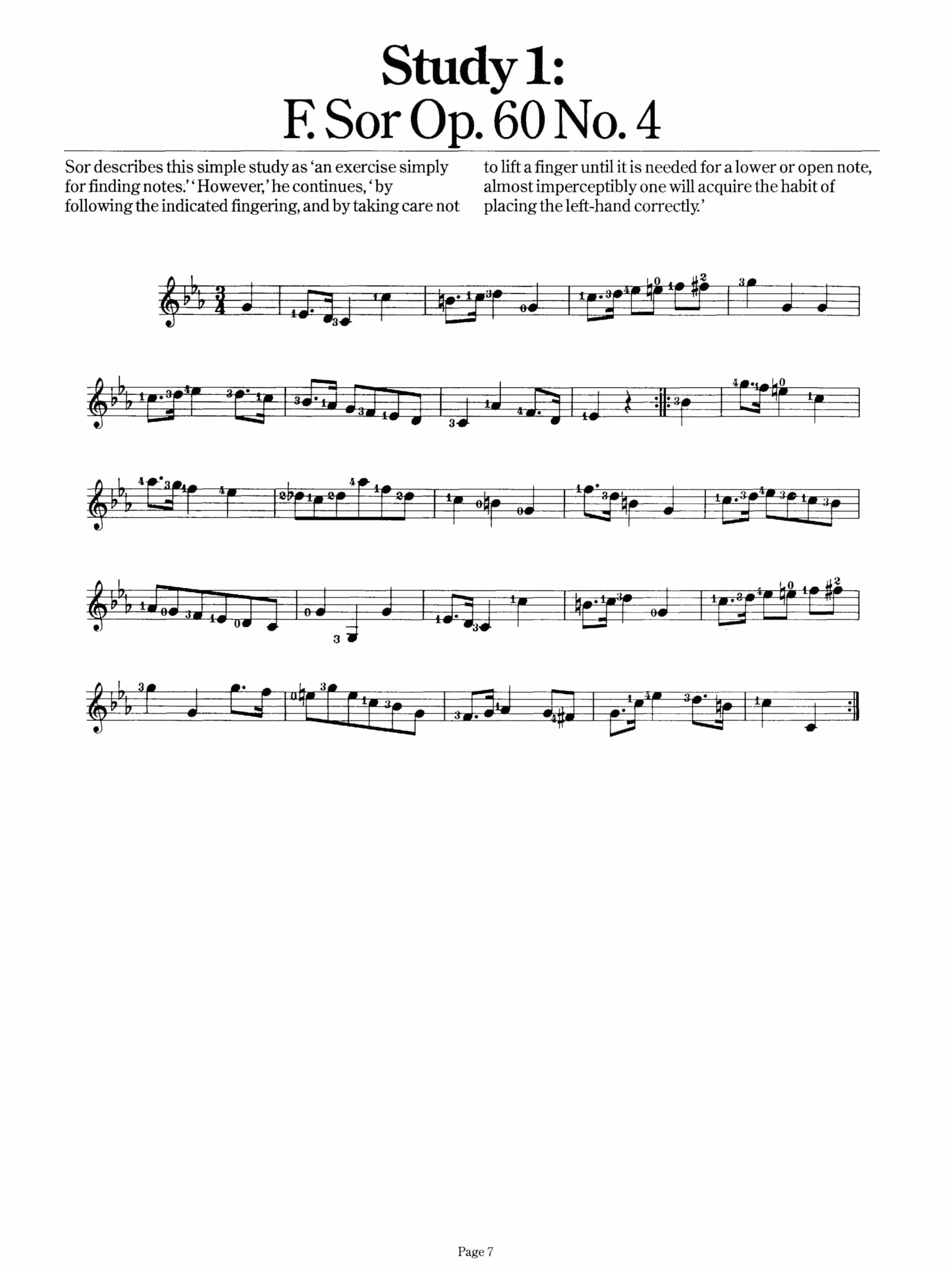 Frederick noad : 100 graded classical guitar studies - guitare: Selected and Graded by Frederick Noad
