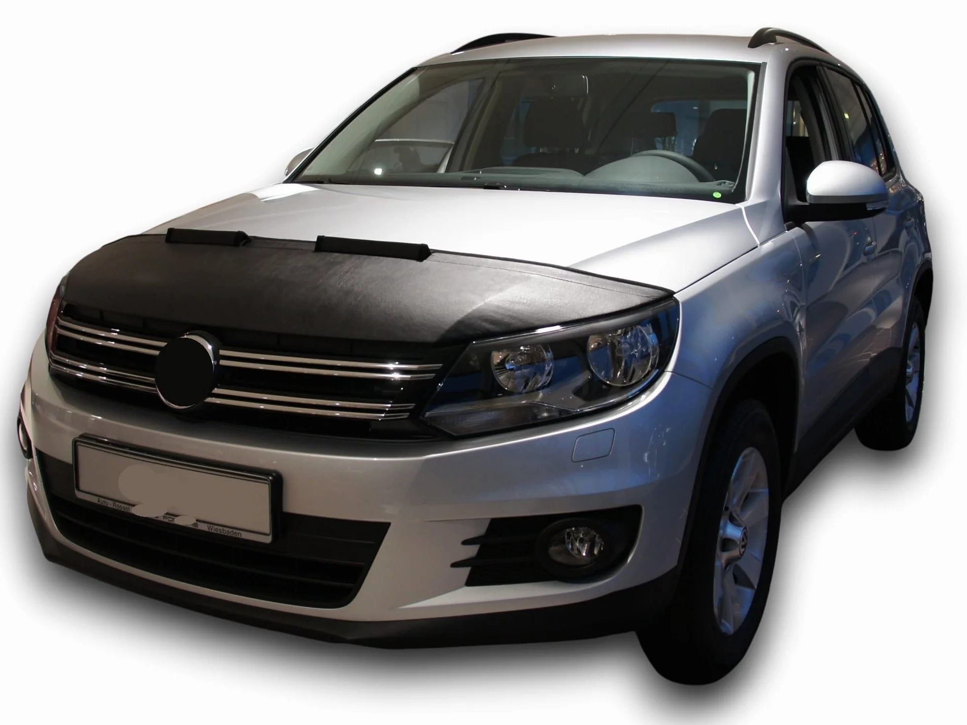 AB-00255 AUTO-BRA kompatybilny z VW Volkswagen Tiguan rok produkcji 2007-2016 osłona osłona przed uderzeniami kamieni Tuning Bonnet Bra