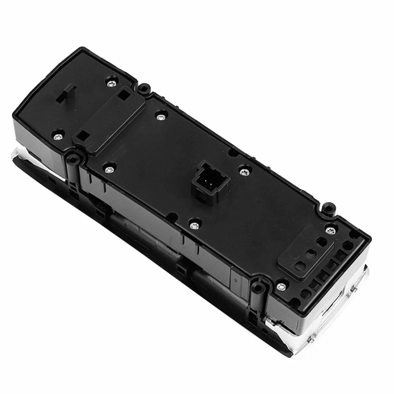 Qiilu Samochodowy przełącznik szyby samochodowej ABS plastikowy przełącznik okienny pasuje do W204 2049055402 (czarny)