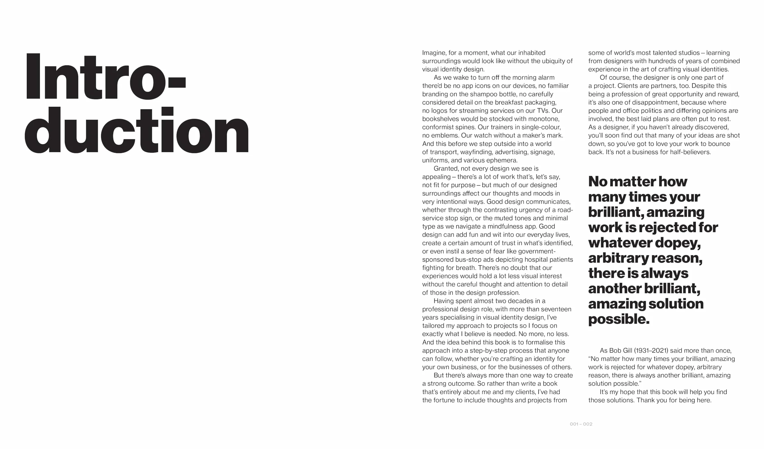 Identity Designed: The Process: Research, Strategy, Design, Implementation