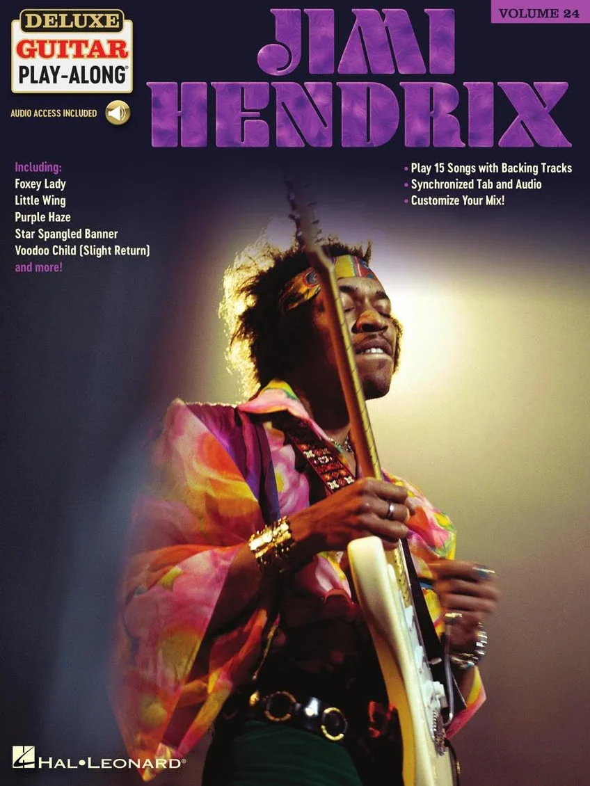 Jimi Hendrix: Deluxe Guitar Play-Along Songbook Volume 24 (Book/Online Audio): Deluxe Guitar Play-Along Volume 24