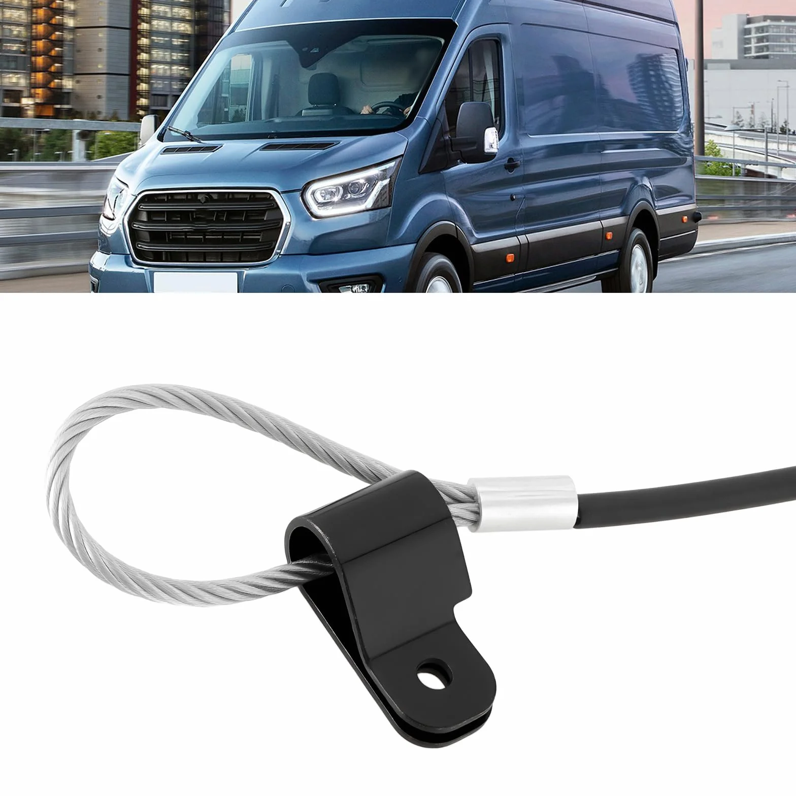 Kabel zwalniający bagażnik koła zapasowego 2185433 kompatybilny z Ford Transit Mk8 Mk9