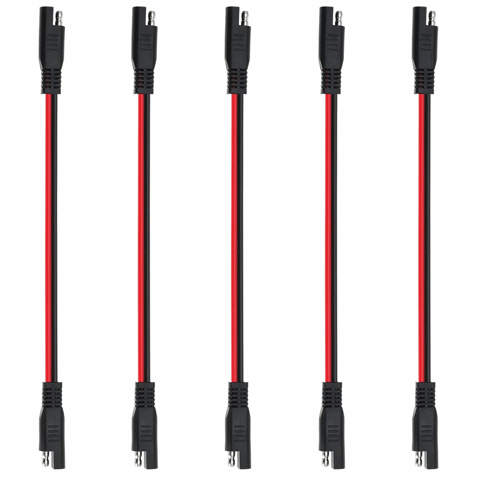 Kabel przyłączeniowy SAE 12AWG 33 cm, 5 sztuk