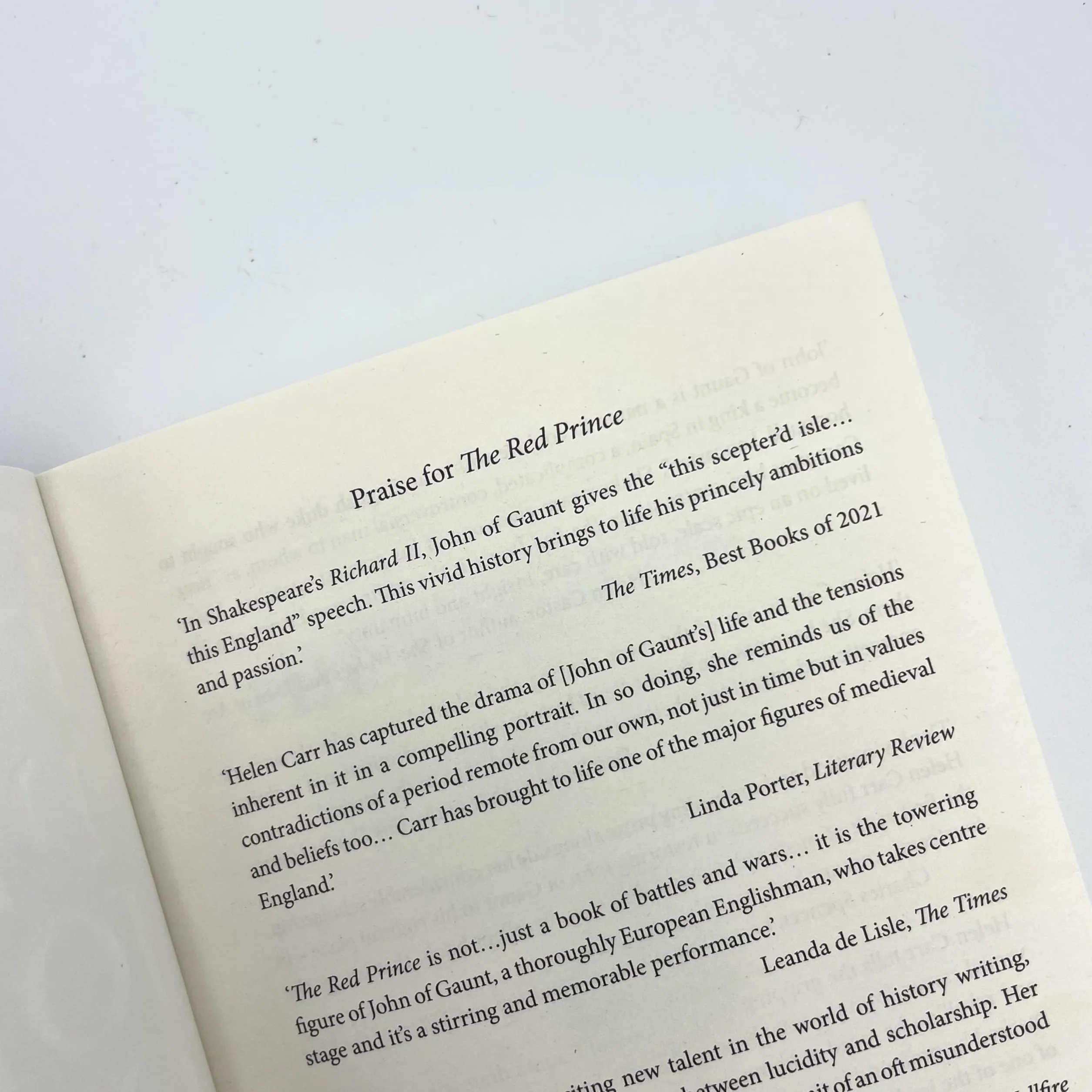 The Red Prince: The Life of John of Gaunt, the Duke of Lancaster