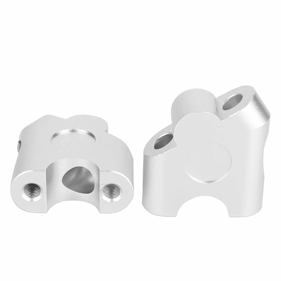 Zacisk kierownicy motocykla, 22mm uniwersalny uchwyt motocykla Bar Riser zacisk na kierownicę Powrót Move Adapter do montażu (chrom)