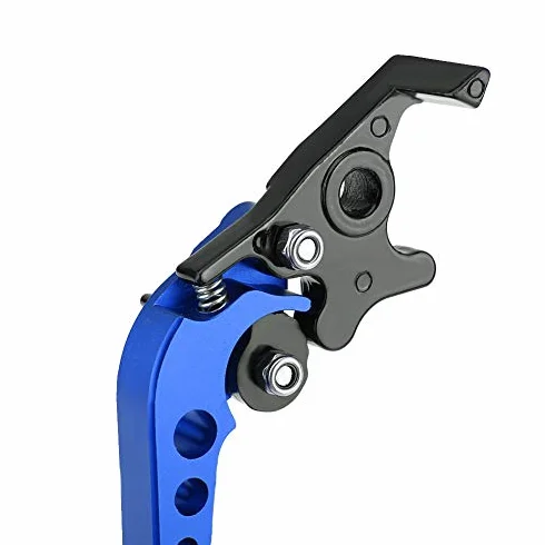 Motorcycle 2szt 22mm 7/8"CNC aluminium motocykl sprzęgło hamulec bębnowy dźwignia dźwigni części zamienne odpowiednie do uniwersalnego motocykla (niebieski)