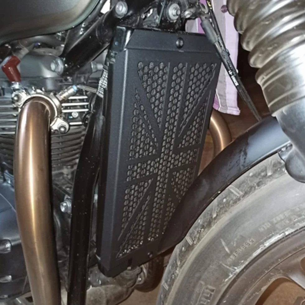 Chłodnica Protector Osłona Chłodnicy Motocykl Grill Chłodnicy Dla For Bonneville T100 T120 Bobber Speed Street Twin Street Cup Scrambler Thruxton 1200 R S TFC