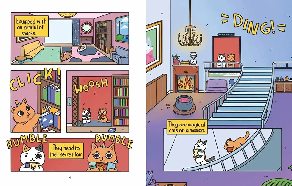 Cat & Cat Adventures: The Quest for Snacks: A Graphic Novel: 1