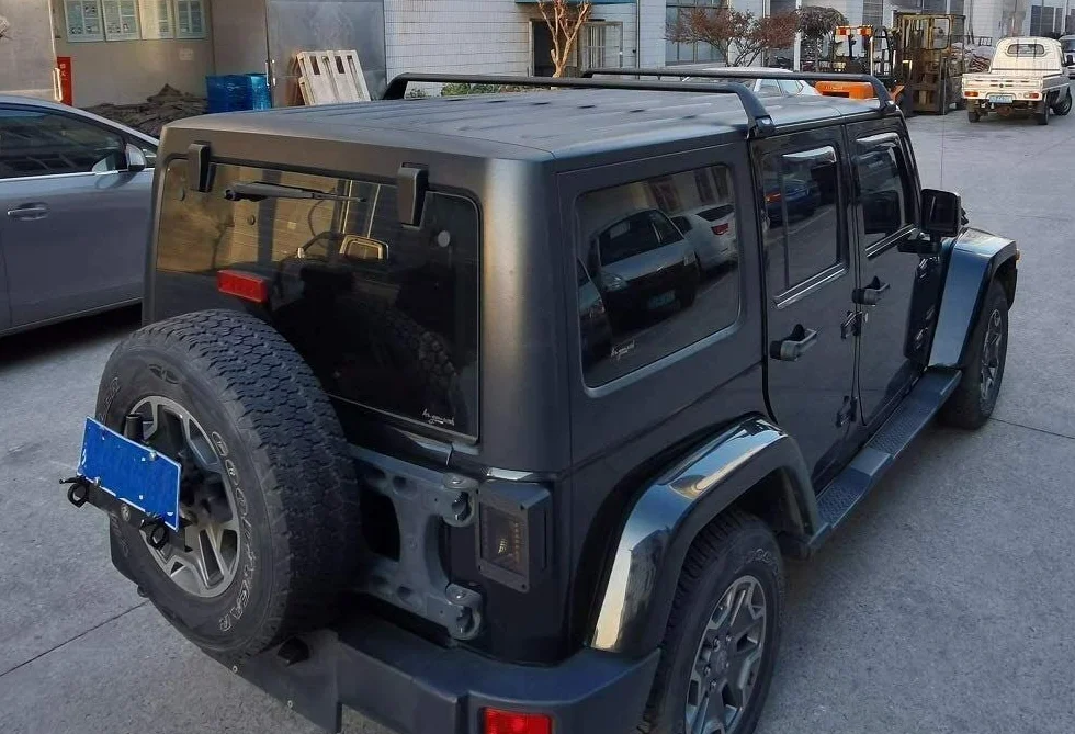 Relingi dachowe aluminiowe antykradzieżowe do Jeep Wrangler JL JK 2007-2022