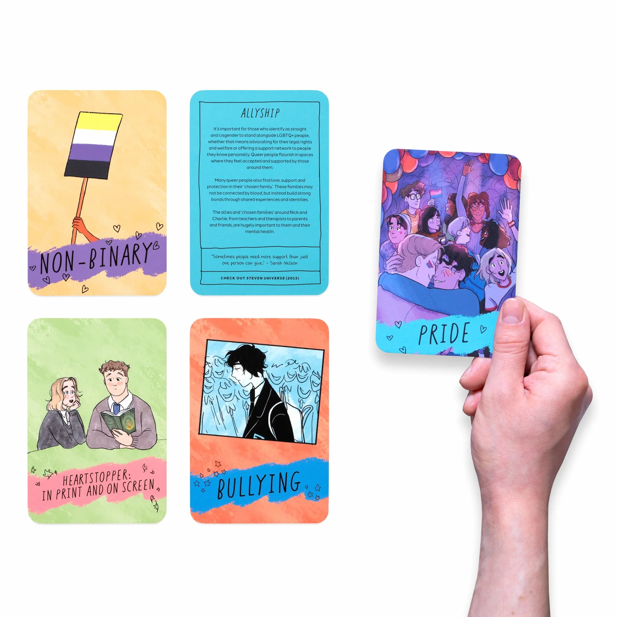 Heartstopper Official Fan Cards: Featuring characters from the graphic novels and Netflix show!