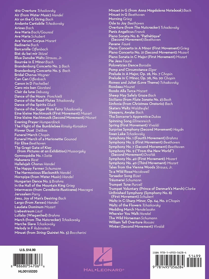 101 classical themes for trumpet trompette