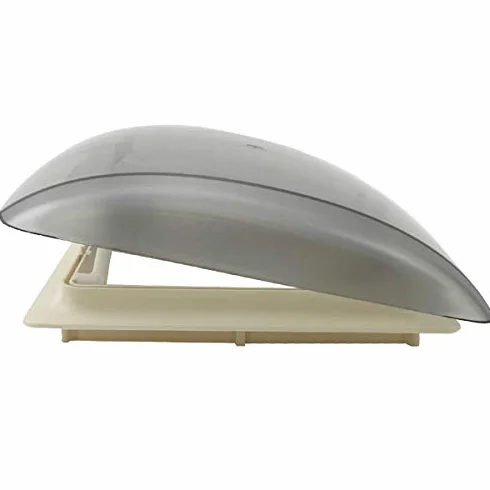 MPK Vision Vent S Pro przezroczyste okno dachowe, przyciemniane szkło, żaluzje przeciw owadowym 28 x 28, do przyczep kempingowych, samochodów kempingowych, caravanów