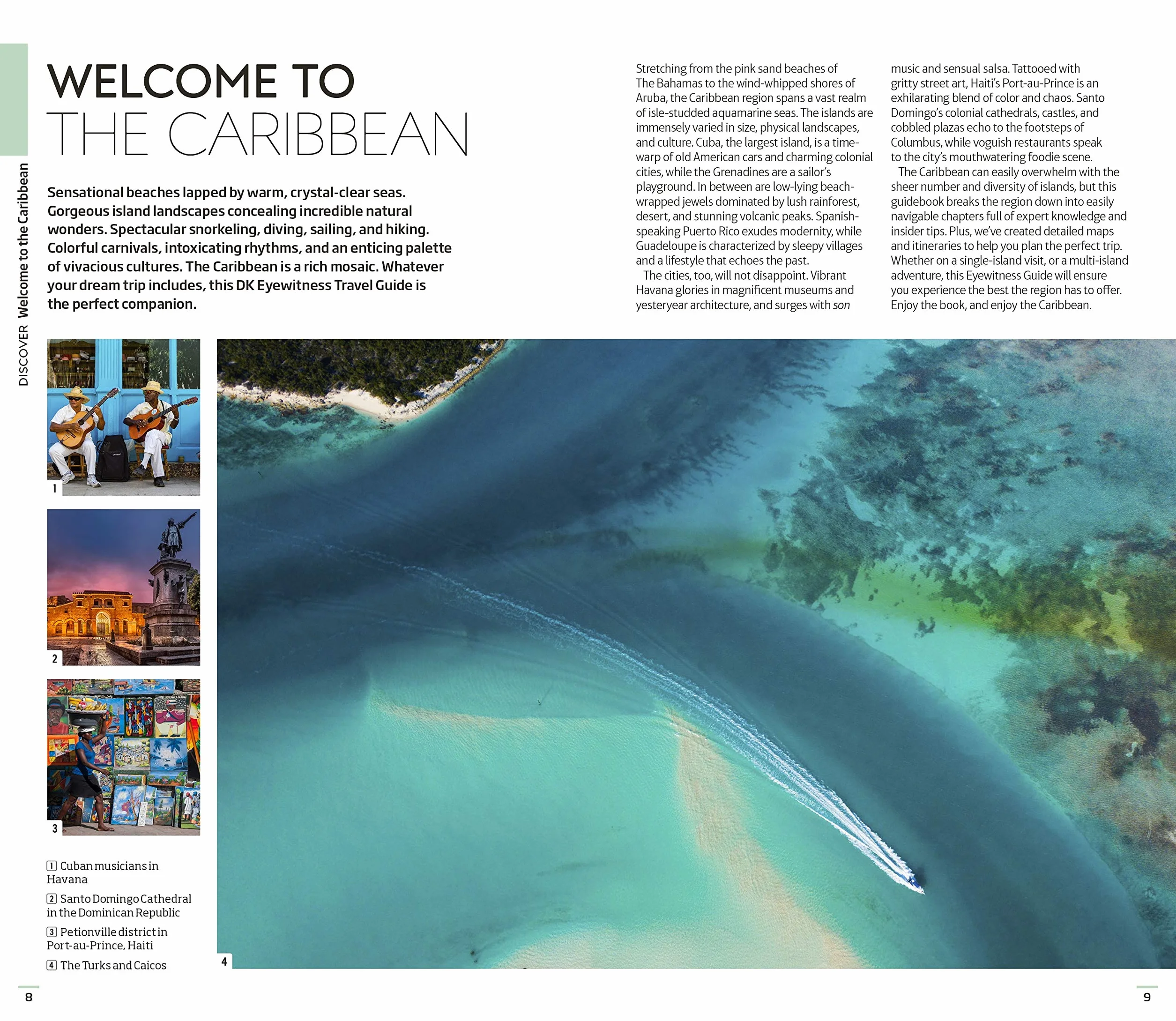 DK Eyewitness Caribbean: Must-See Sights. Culture & History. Detailed Maps & Tours. Covers Dominican Republic, Bahamas, & mor