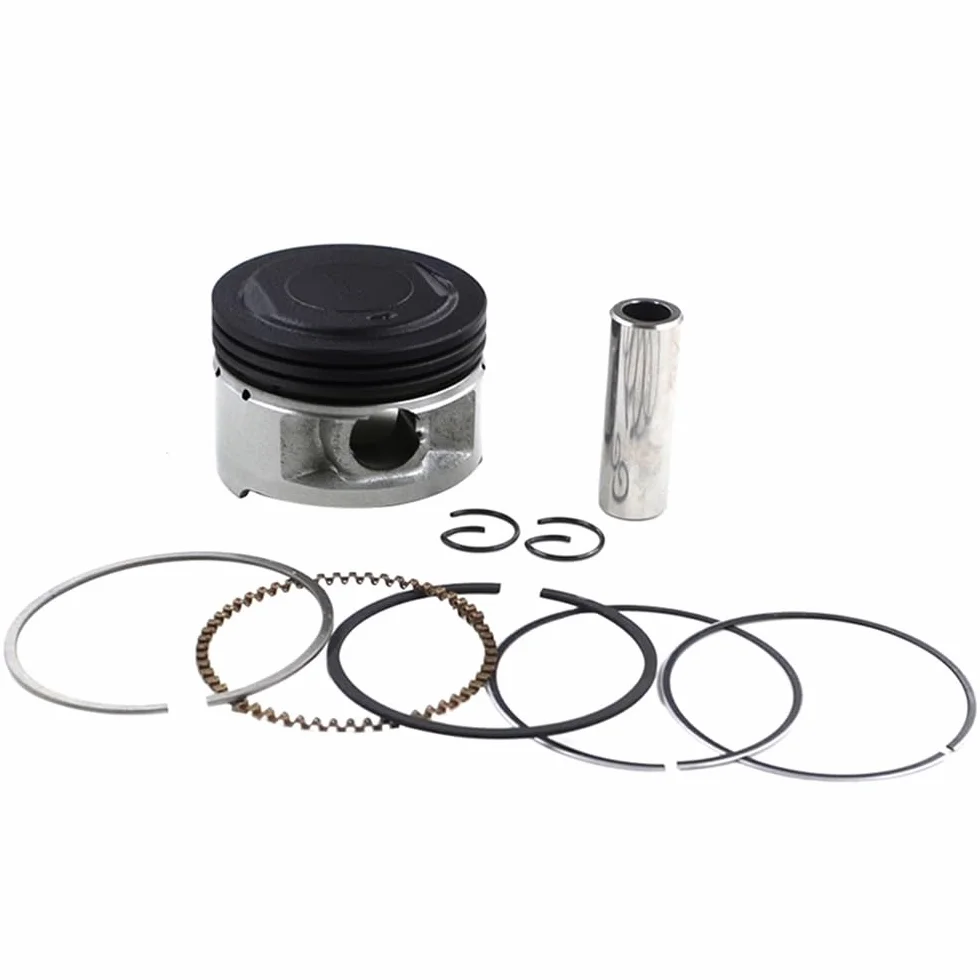 49mm 49.25mm 49.5mm 49.75mm 50mm tłok motocyklowy i zestaw pierścieni do YAMAHA XV250 XV 250 XC125 XC 125 (Color : Piston kit 49.5mm)