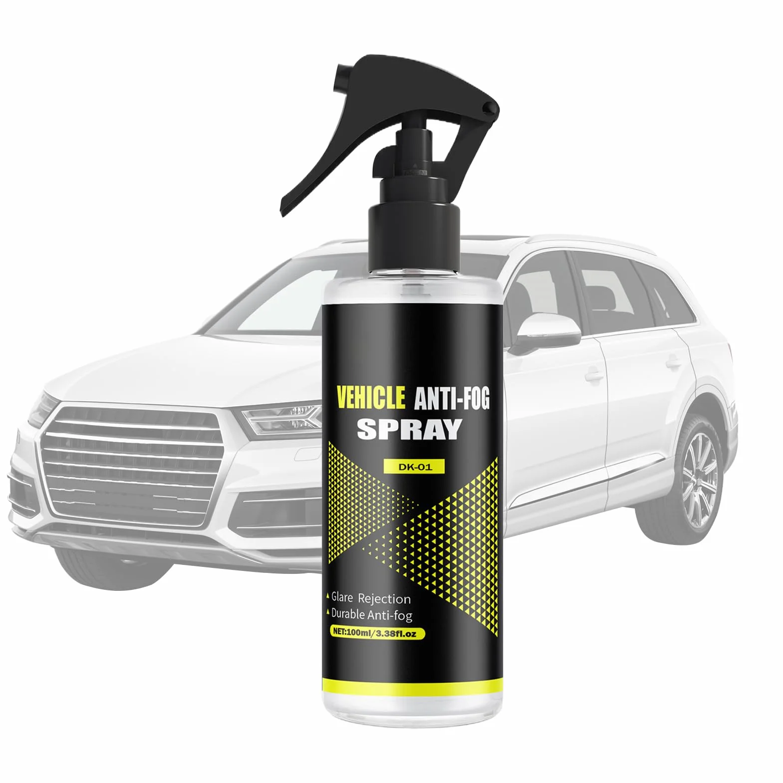 Przeciwmgielny spray do przedniej szyby 100 ml powłoka przeciwdeszczowa 15 x 6 cm do samochodu