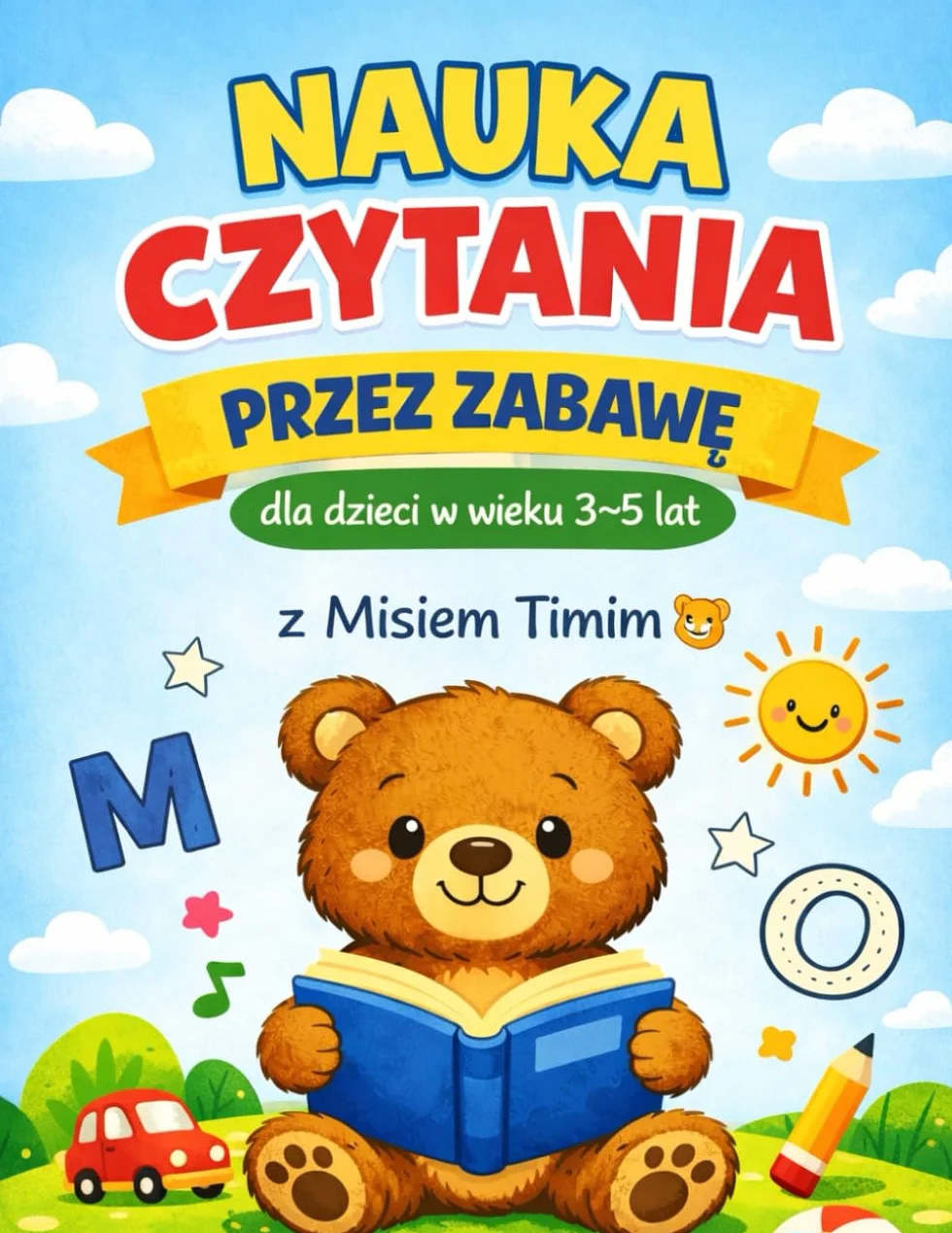 Nauka czytania przez zabawę z Misiem Timim