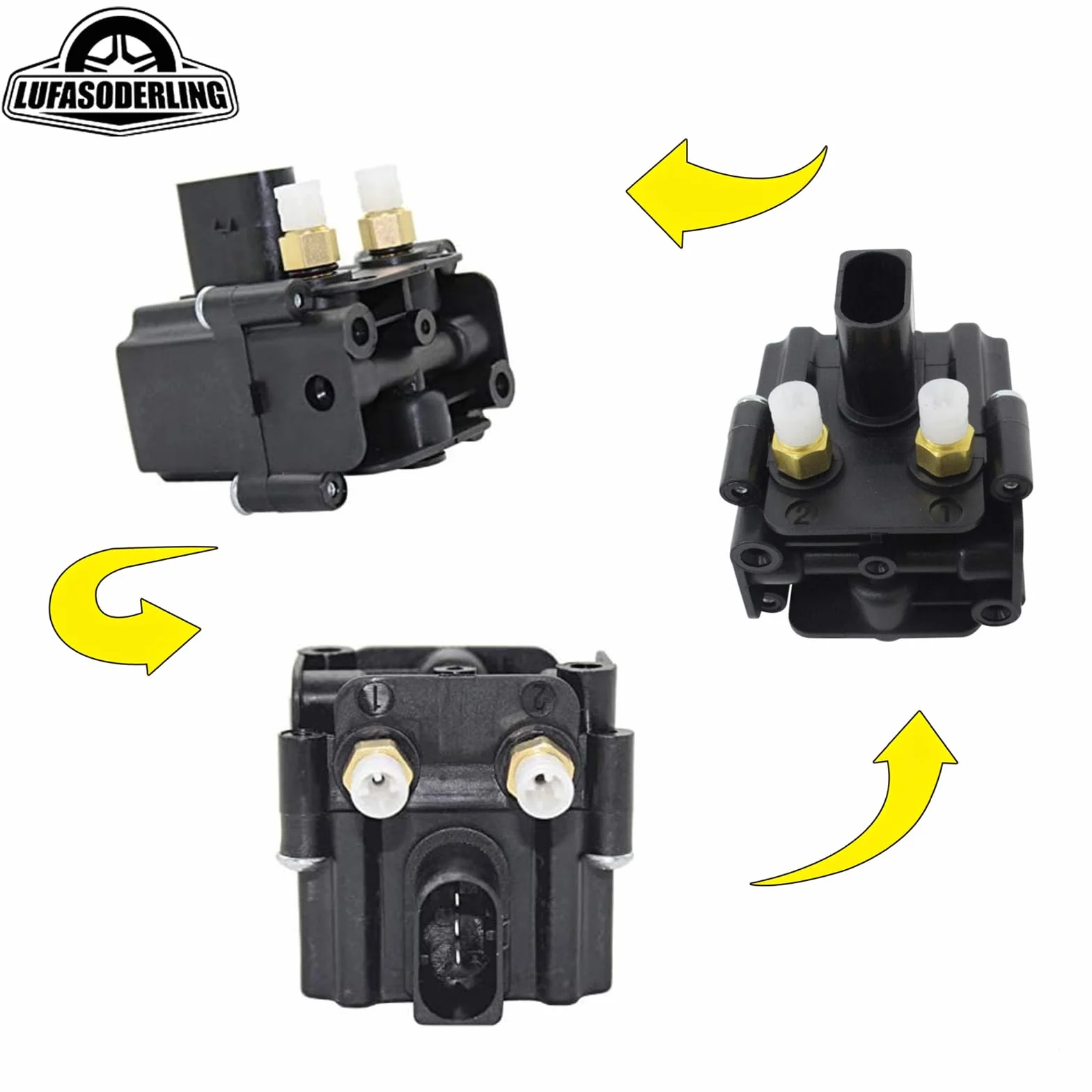 Blok zaworów zawieszenia pneumatycznego pasujący do BMW 5er GT F07 F11 X5 F15 X6 7er F01 F02 F03 F04 37206789450 37206875176 37206784137