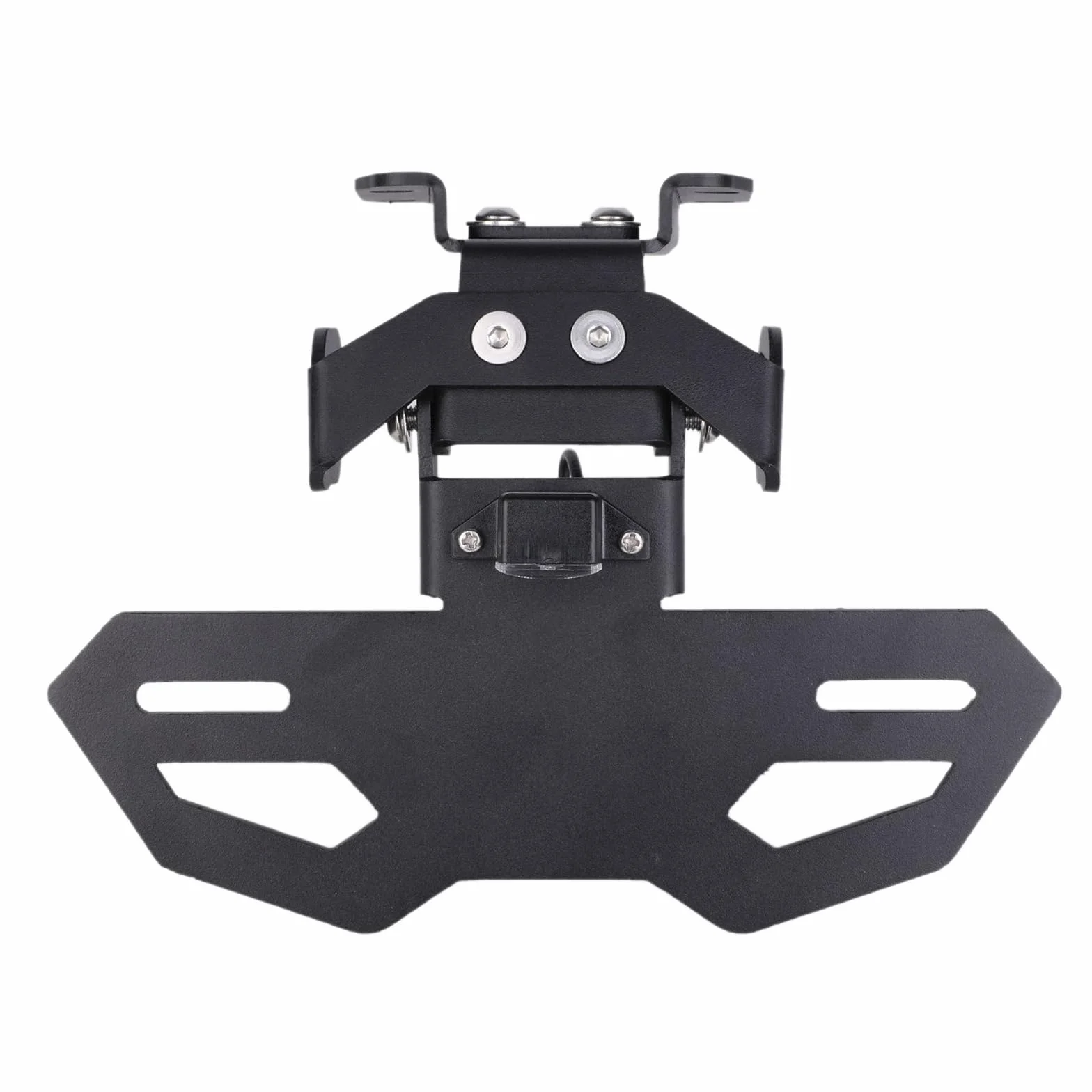 Kompatybilny z Yamaha YZF R7 FZ07 MT-07 2014-2023 Motocykl Tylny Fender Eliminator Motocykl License Plate Wspornik ze światłem LED, metalowy uchwyt na płytę Ogon Tidy Modified Accessories