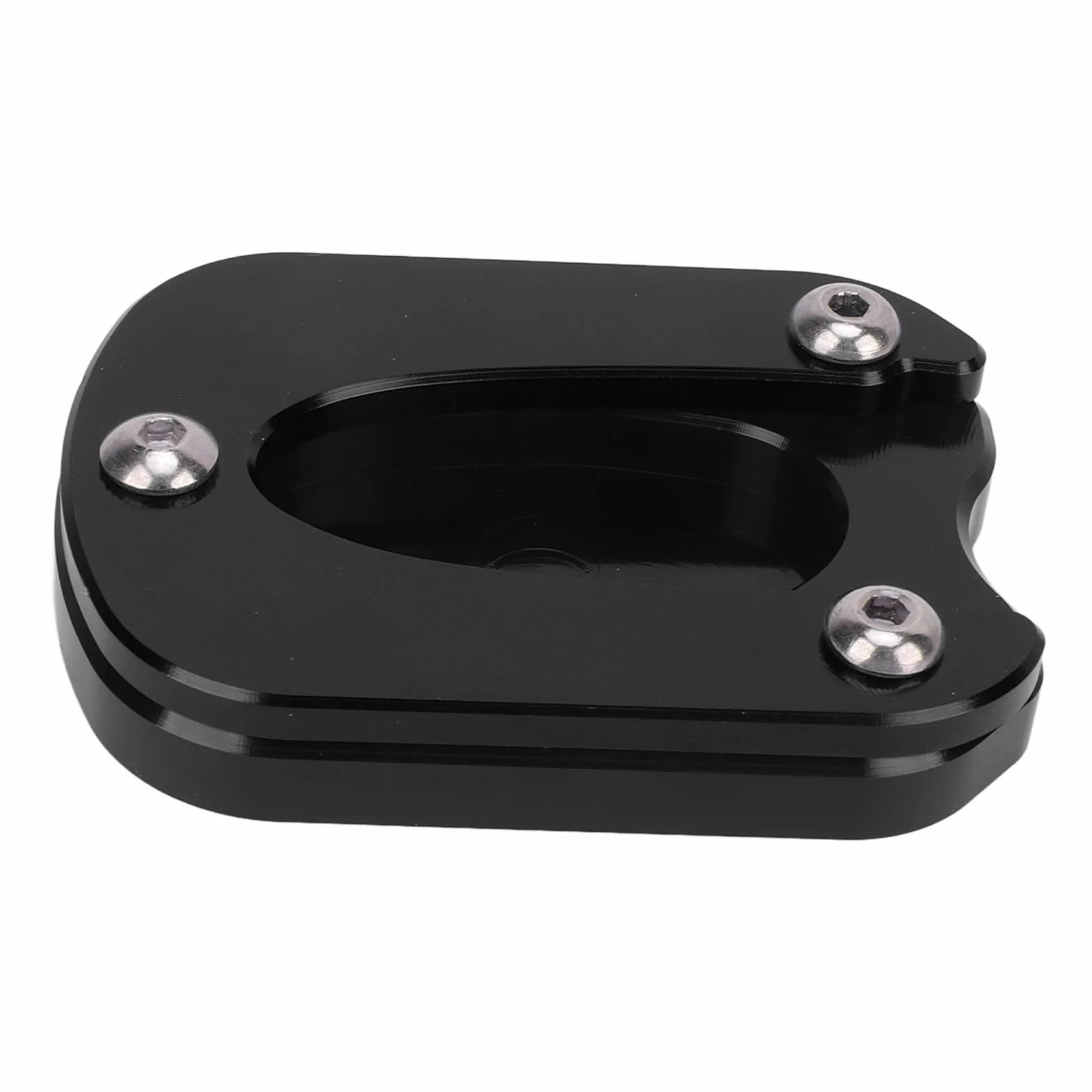 Podpórka Motocyklowa ze Stopu Aluminium Podpórka Boczna Motocykla Zamiennik dla Enfield Meteor 350 2021-2023 (BLACK)