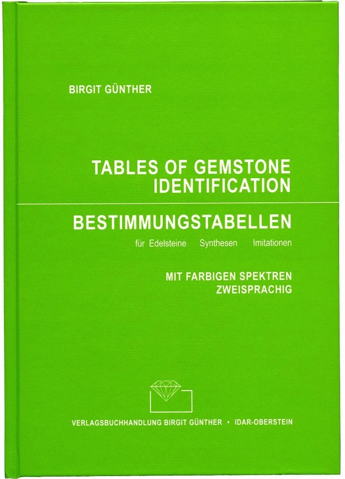 Bestimmungstabellen für Edelsteine - Synthesen - Imitationen: Tables of Gemstone Identification
