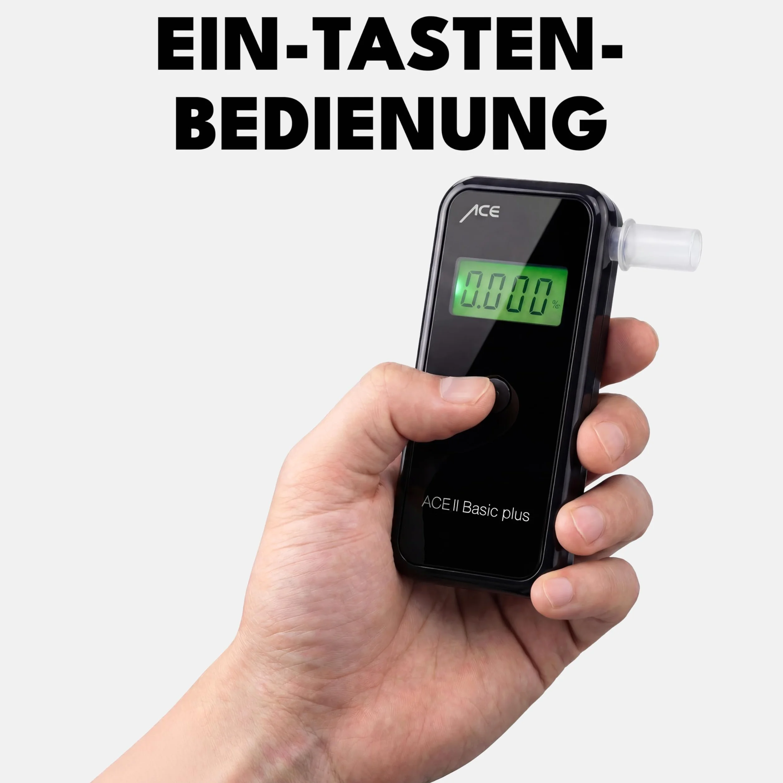 ACE Alcoscan II Basic 0-0,4% czarny tester alkoholu