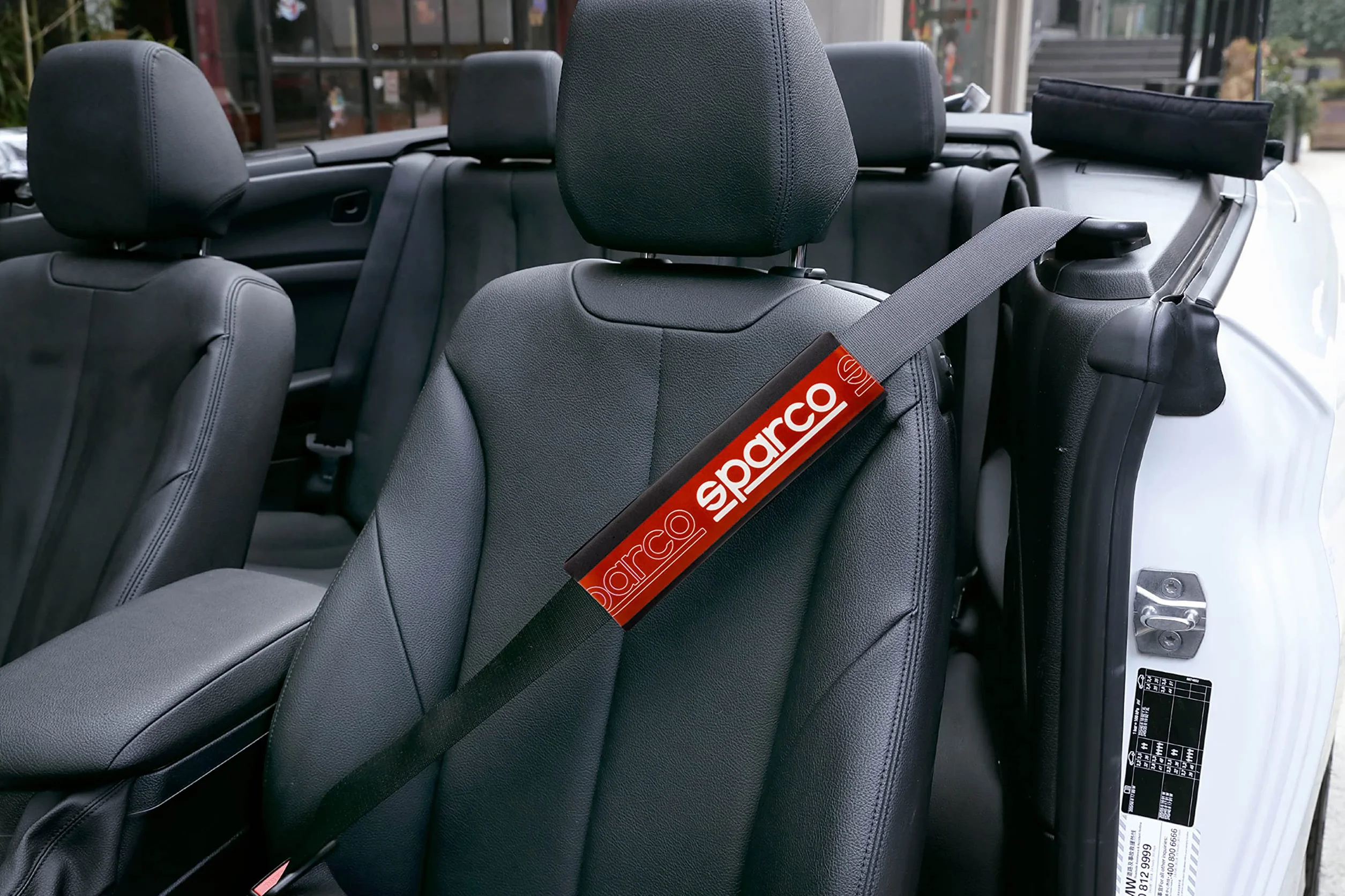 SPARCO Zestaw New SPC Belt Pads czarny/szary