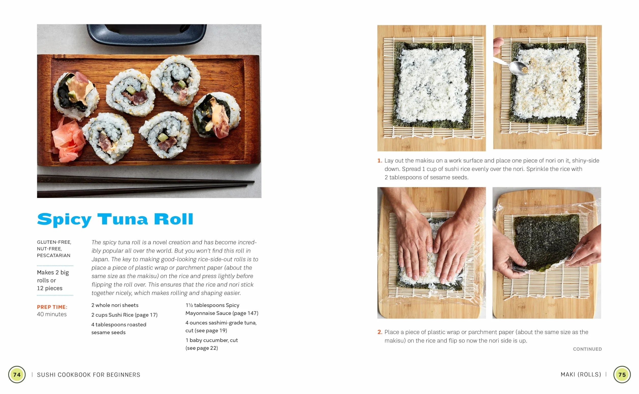 Sushi Cookbook for Beginners: 100 Step-By-Step Recipes to Make Sushi at Home