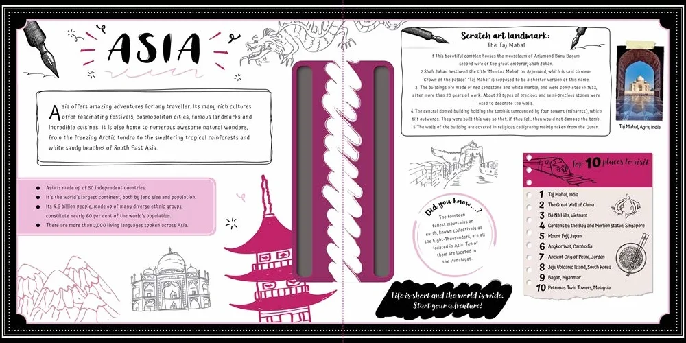 Scratch Art: Around The World