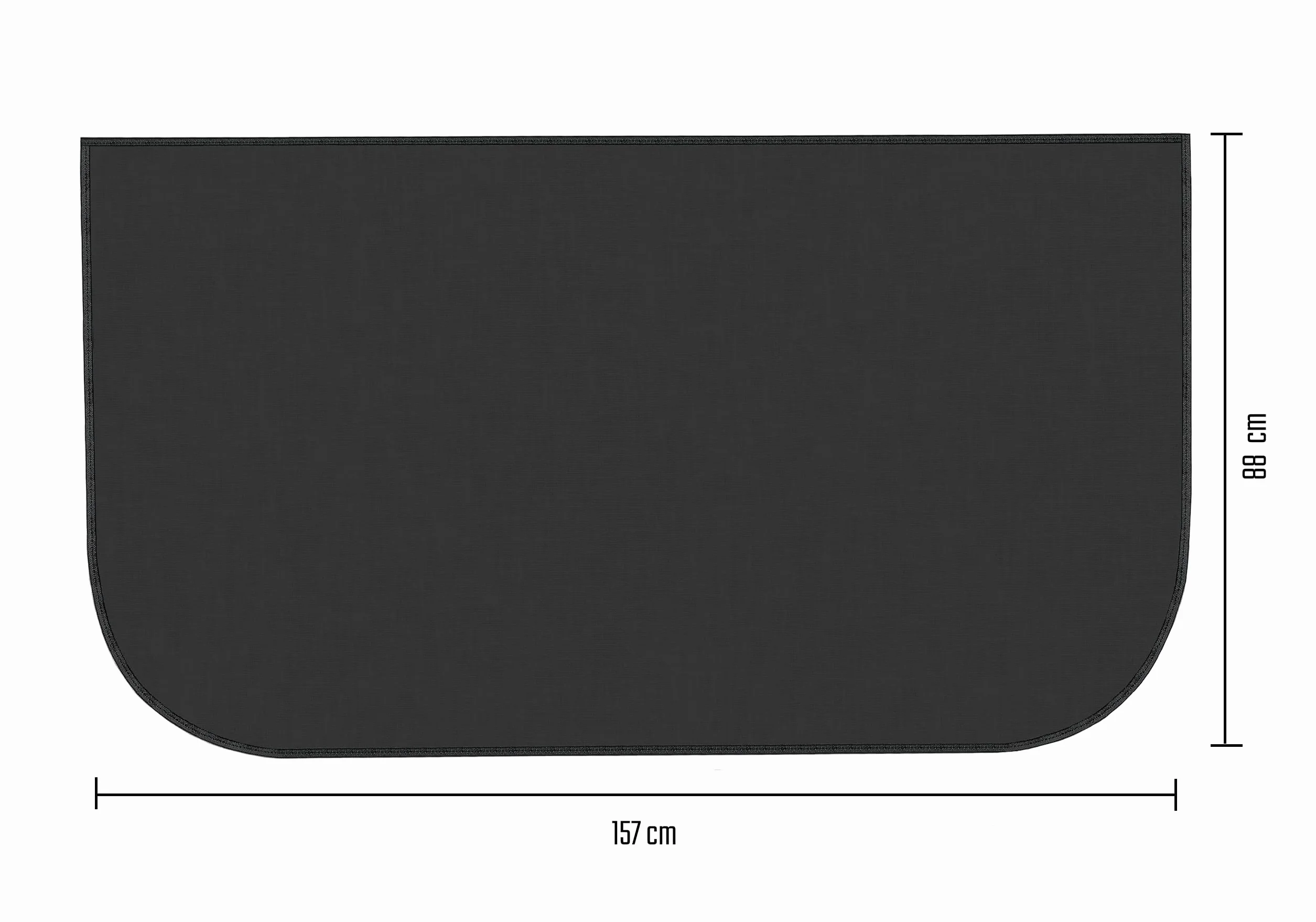 Osłona szyby przedniej przed mrozem (157 x 88 cm) z zamknięciem na zatrzask
