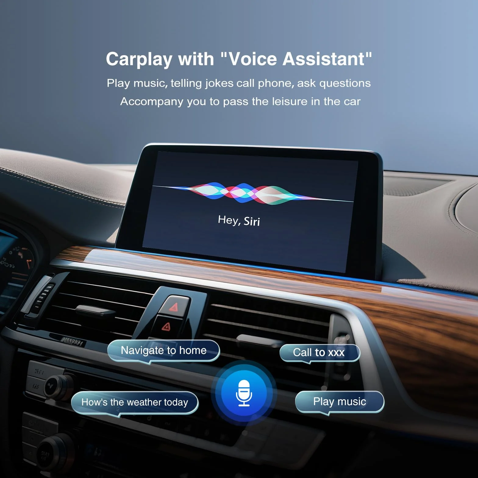 Andream Bezprzewodowa modernizacja Carplay do BMW serii 1-7 X3 X4 X5 X6 MINI 2011-2017 NBT, bezprzewodowy odbiornik Carplay Android Auto