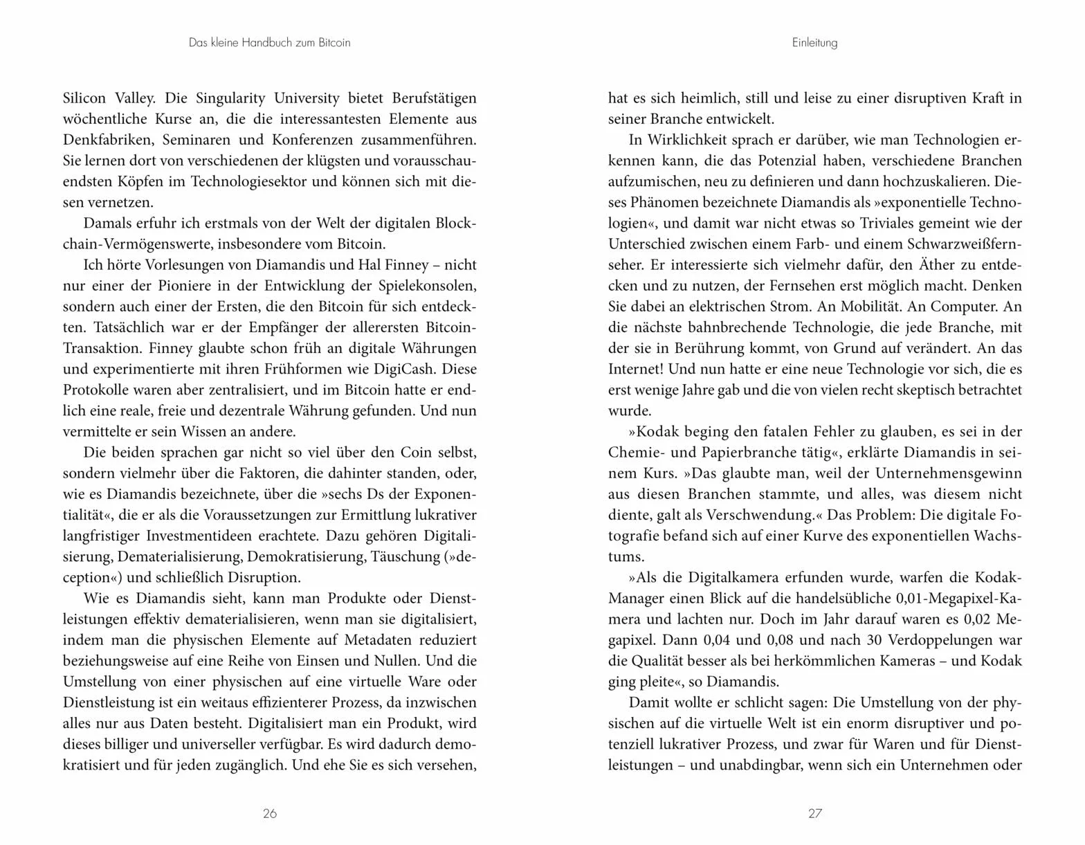 Das kleine Handbuch zum Bitcoin: Alles über Blockchain, Coins, Tokens und Forks und wie Bitcoin die Wall Street erobert