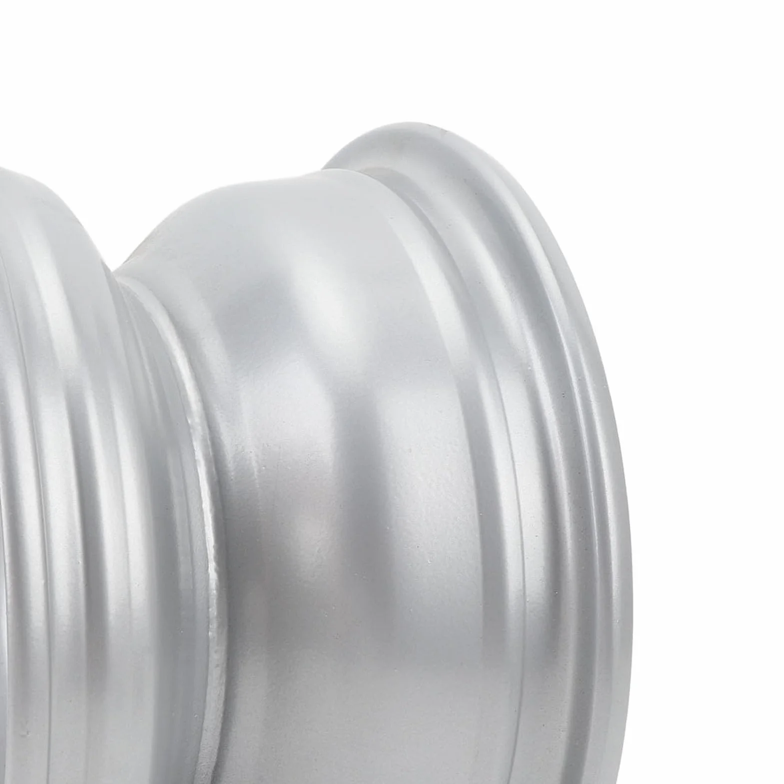 8-calowa Piasta Koła Stop Aluminium 3 Otwory Mocna Konstrukcja Obręcz Koła do Wózka ATV Kart Elegancki Wygląd Ulepsz Swój Pojazd (Szerokość z tyłu 170 mm / 6,7 cala)