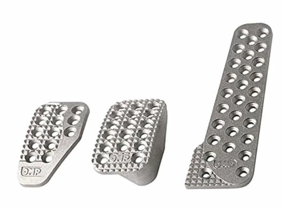 OMP aluminiowe pedały sportowe zestaw 3 szt