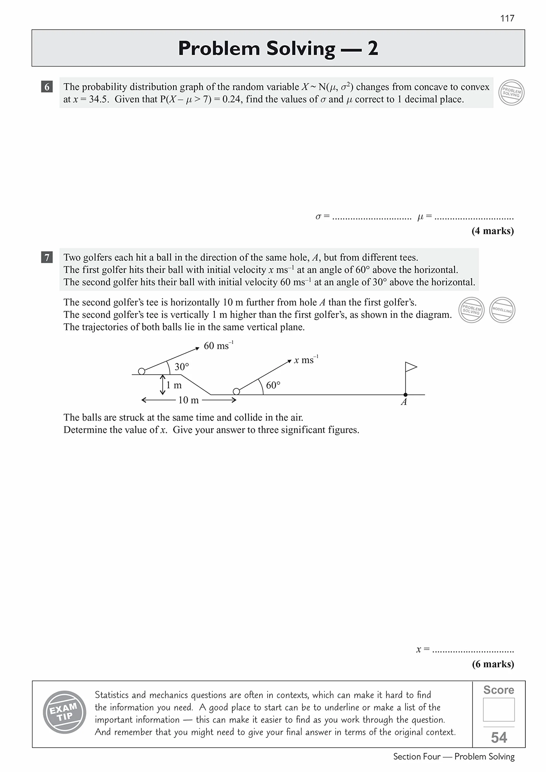 A-Level Maths Edexcel Exam Practice Workbook (includes Answers)
