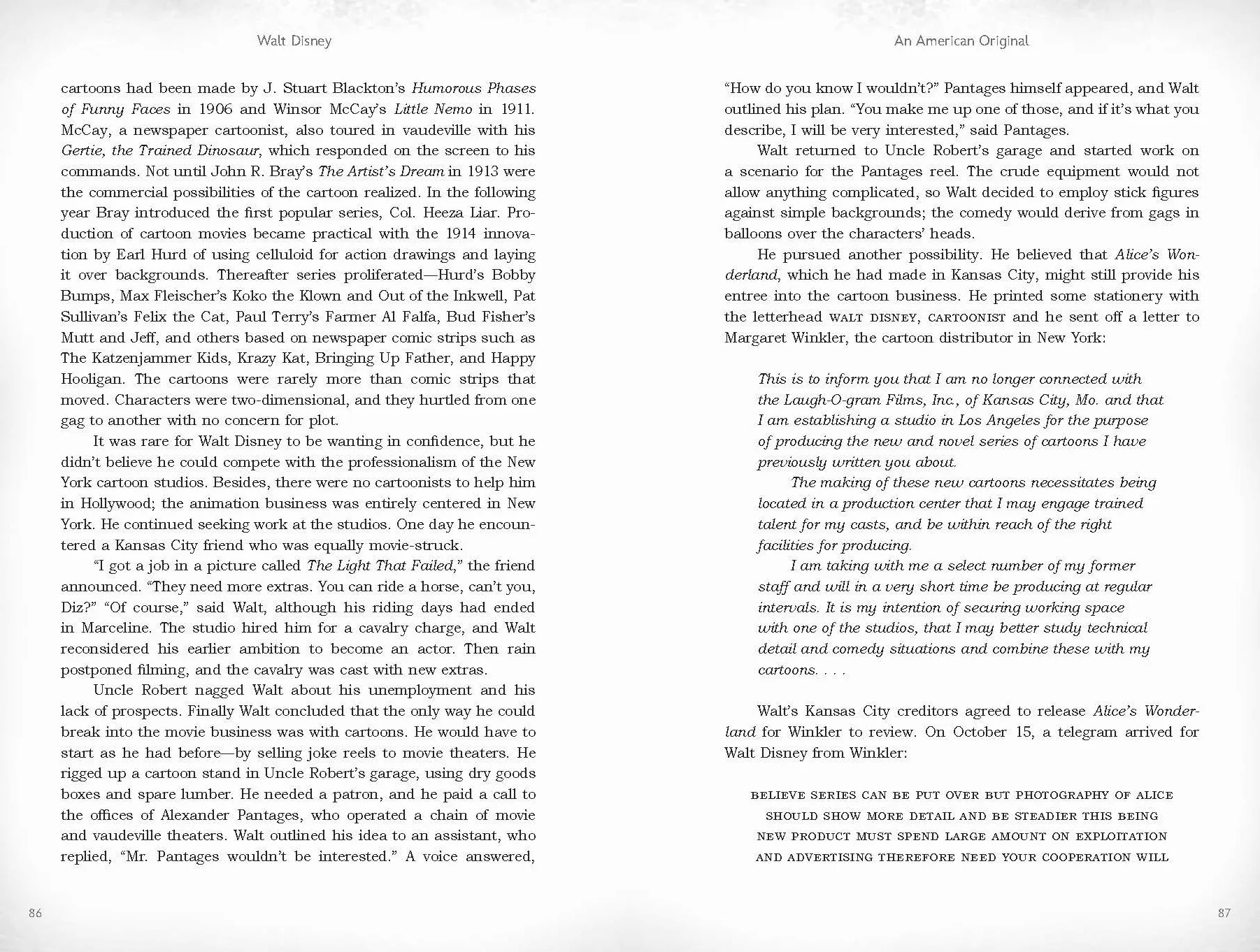 Walt Disney: an American Original, Commemorative Edition