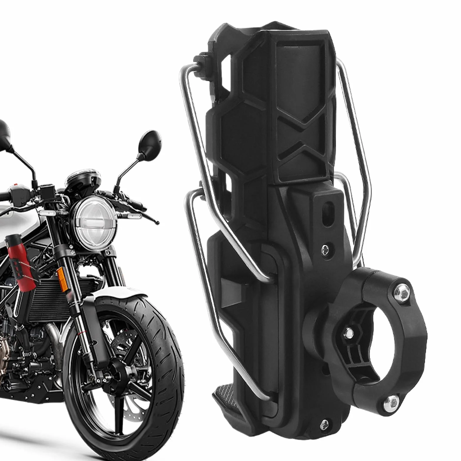 Regulowany uchwyt kubek do motocykla ATV rama butelki wody 1,26-3,15 cala