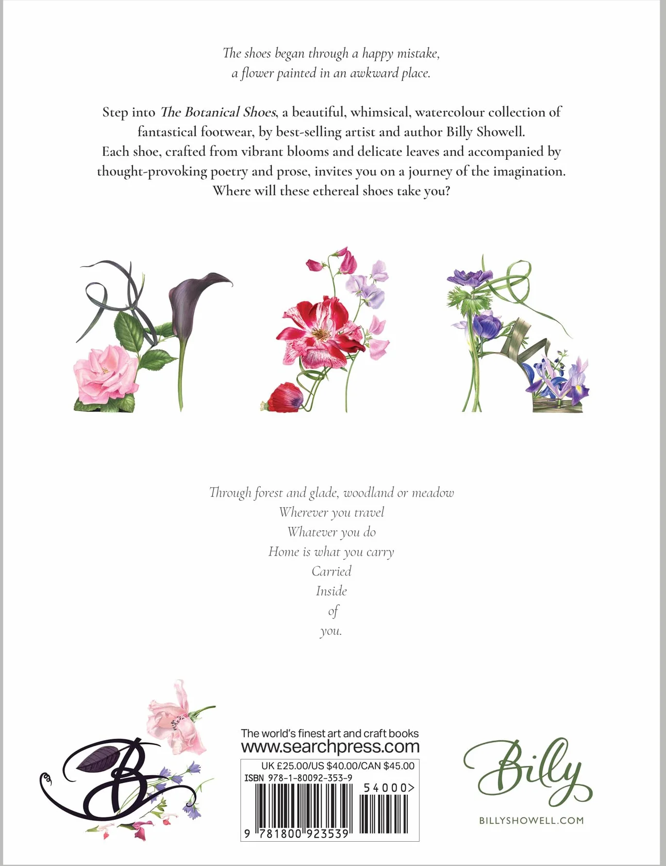 The Botanical Shoes: A Collection of Botanical Shoe Paintings in Watercolour and Words