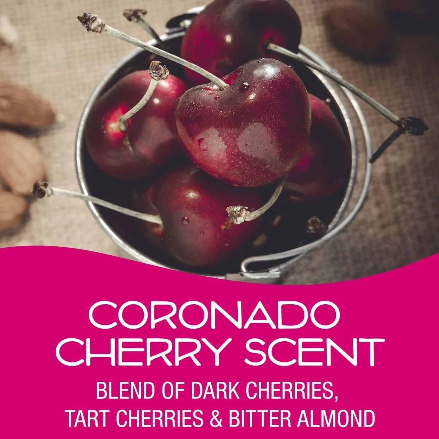 California Scents Coronado Cherry Odświeżacz Powietrza Samochodowy Domowy 6 sztuk