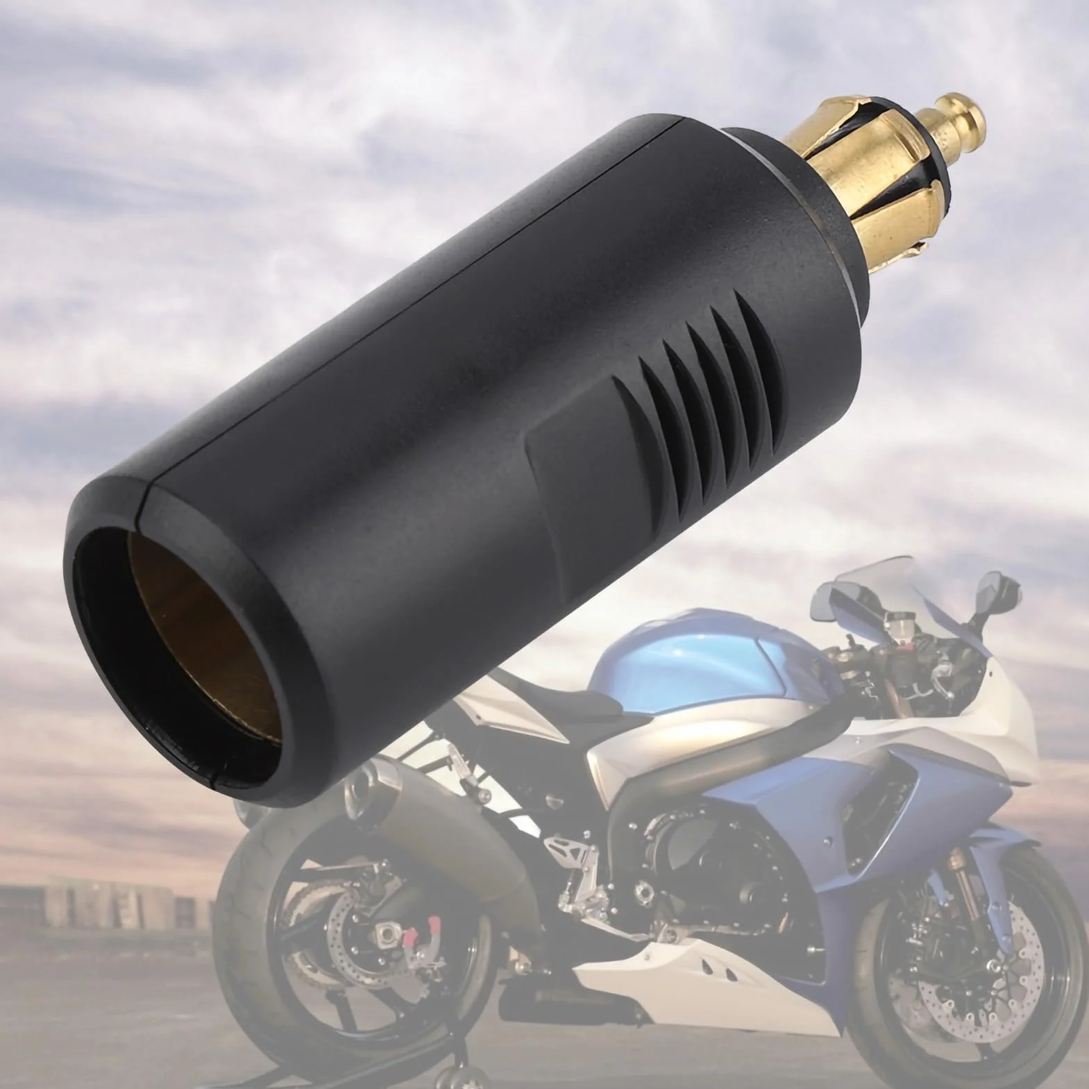 12V Motocykl Europejski Przejściówka do Zapalniczki Samochodowej DIN Sot/GPS