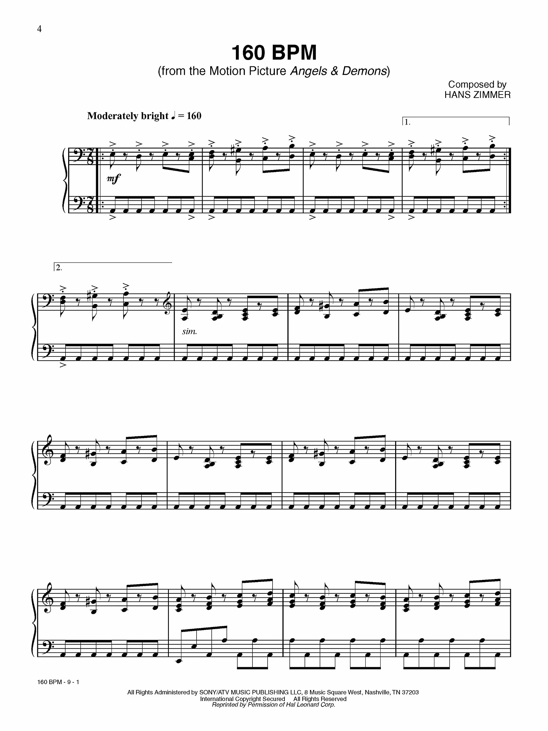 HANS ZIMMER COLLECTION - 29 FAITHFUL ARRANGEMENTS FOR PIANO SOLO AND PIANO, VOCAL AND GUITAR