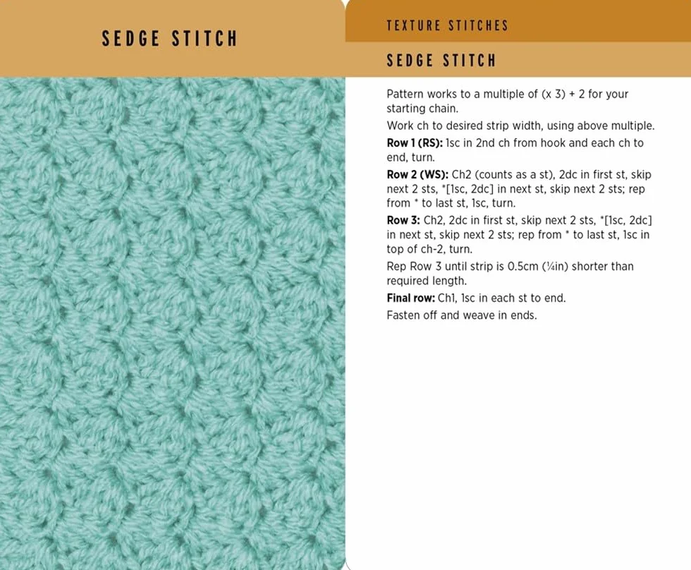 Crochet Stitches Card Deck: Learn to Crochet Texture in 52 Cards