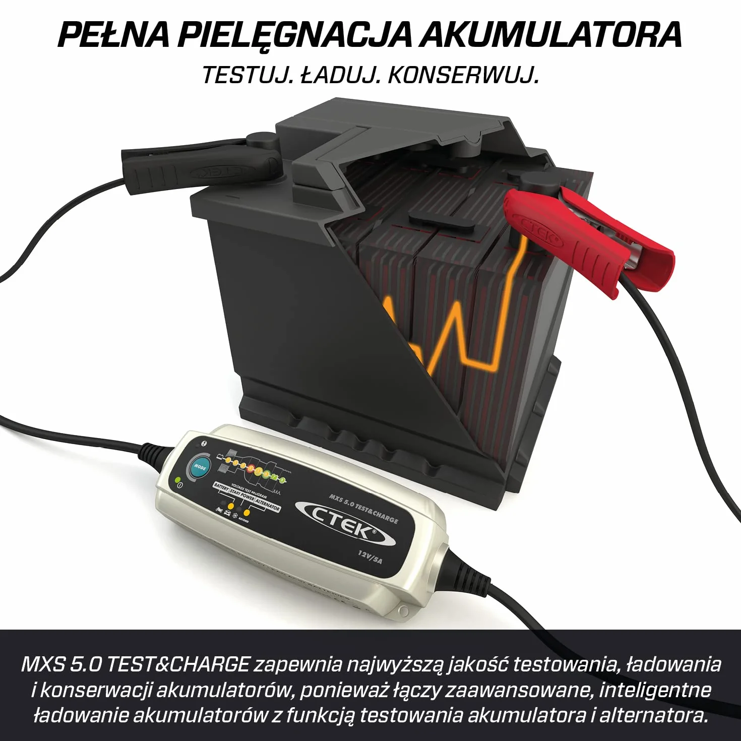 CTEK 56-308 Ładowarka do akumulatorów z adapterem