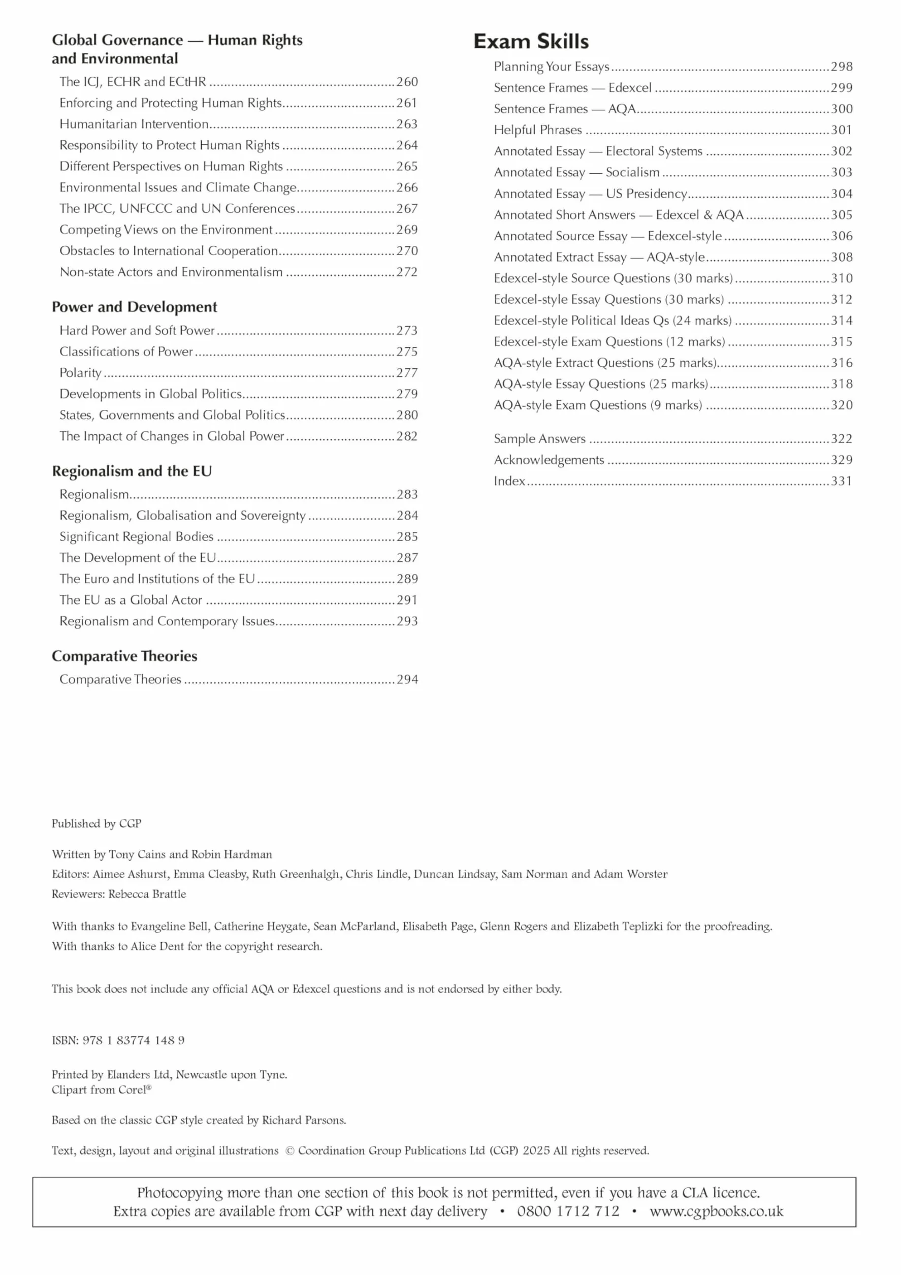 A-Level Politics: Edexcel & AQA Complete Revision & Practice (with Online Edition)