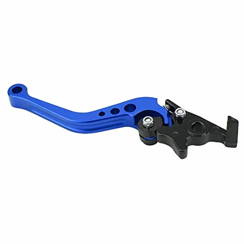 Motorcycle 2szt 22mm 7/8"CNC aluminium motocykl sprzęgło hamulec bębnowy dźwignia dźwigni części zamienne odpowiednie do uniwersalnego motocykla (niebieski)