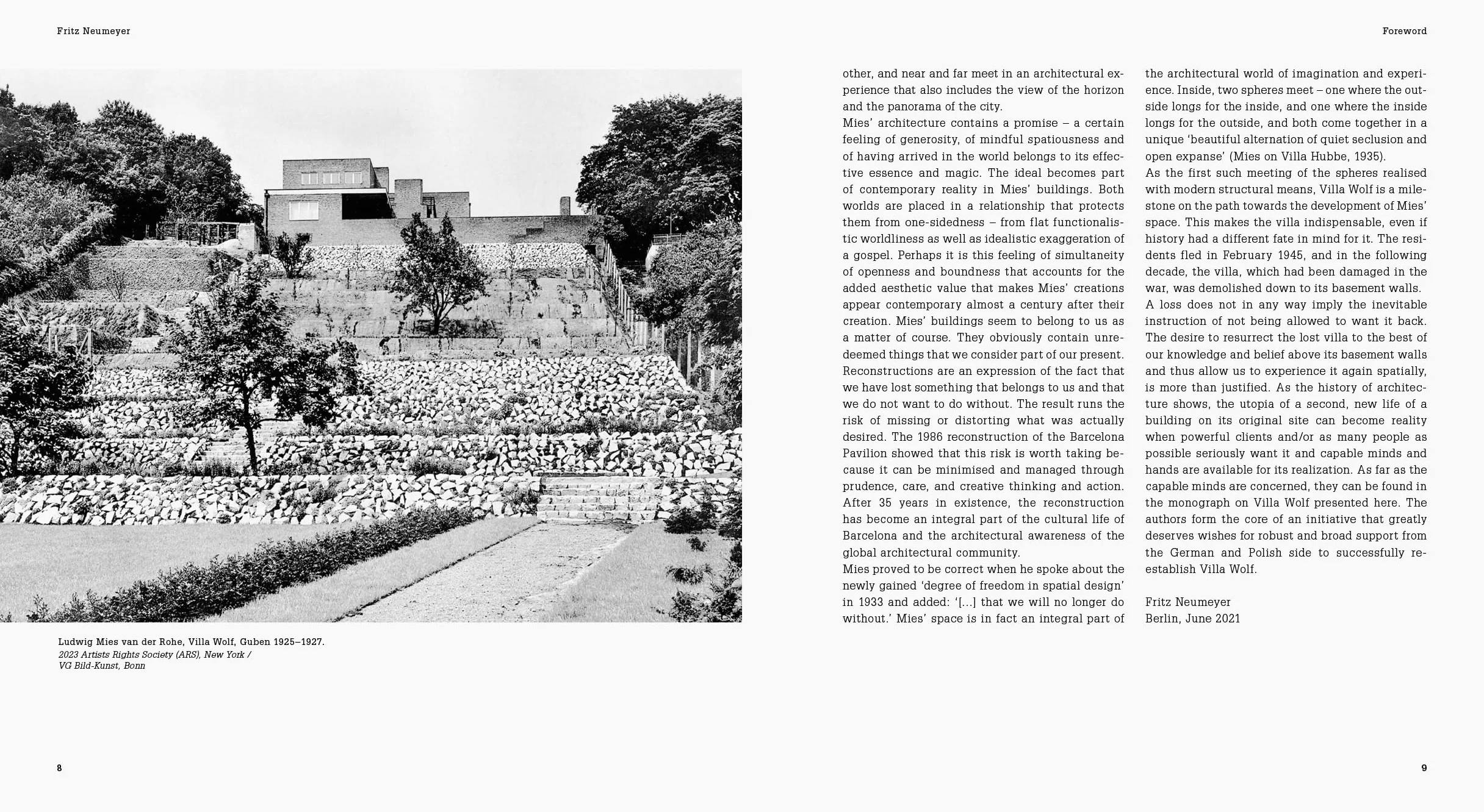 Ludwig Mies Van Der Rohe. Villa Wolf in Gubin: History and Reconstruction: 174