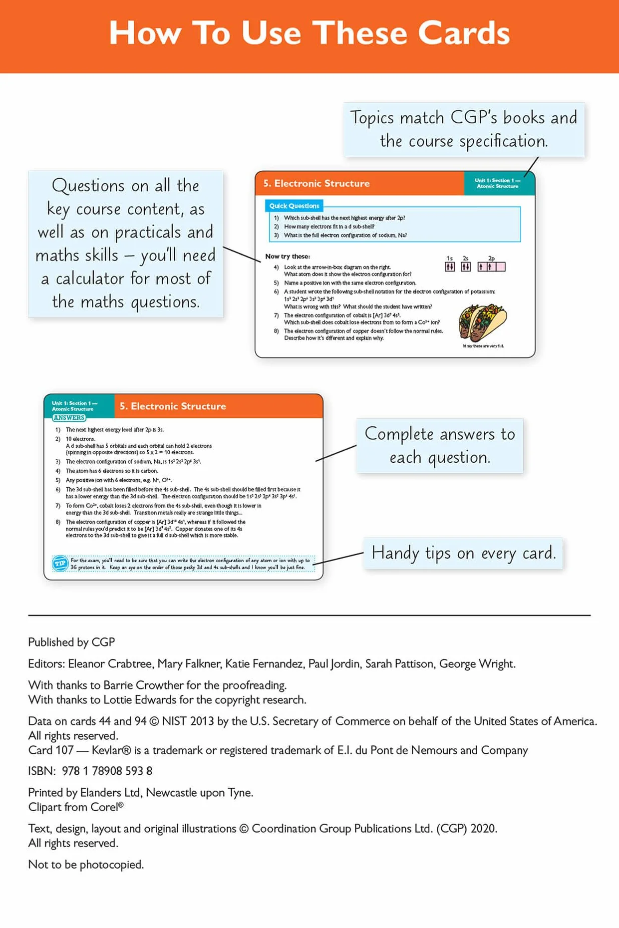 A-Level Chemistry AQA Revision Question Cards