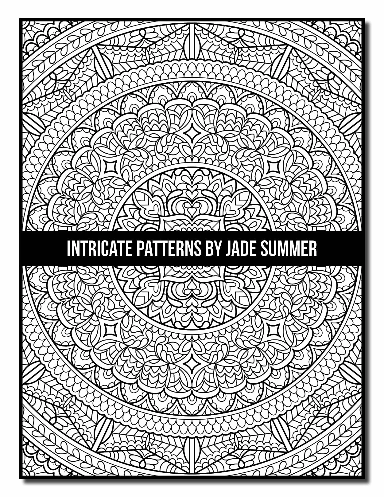 Intricate Patterns: An Adult Coloring Book with 50 Detailed Pattern Designs for Relaxation and Stress Relief